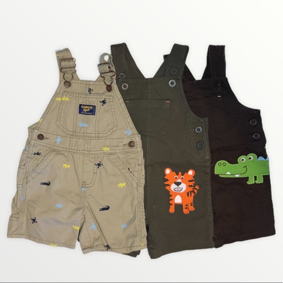 Three pairs of size 12M shortalls (short / overalls). - Picture 2 of 5